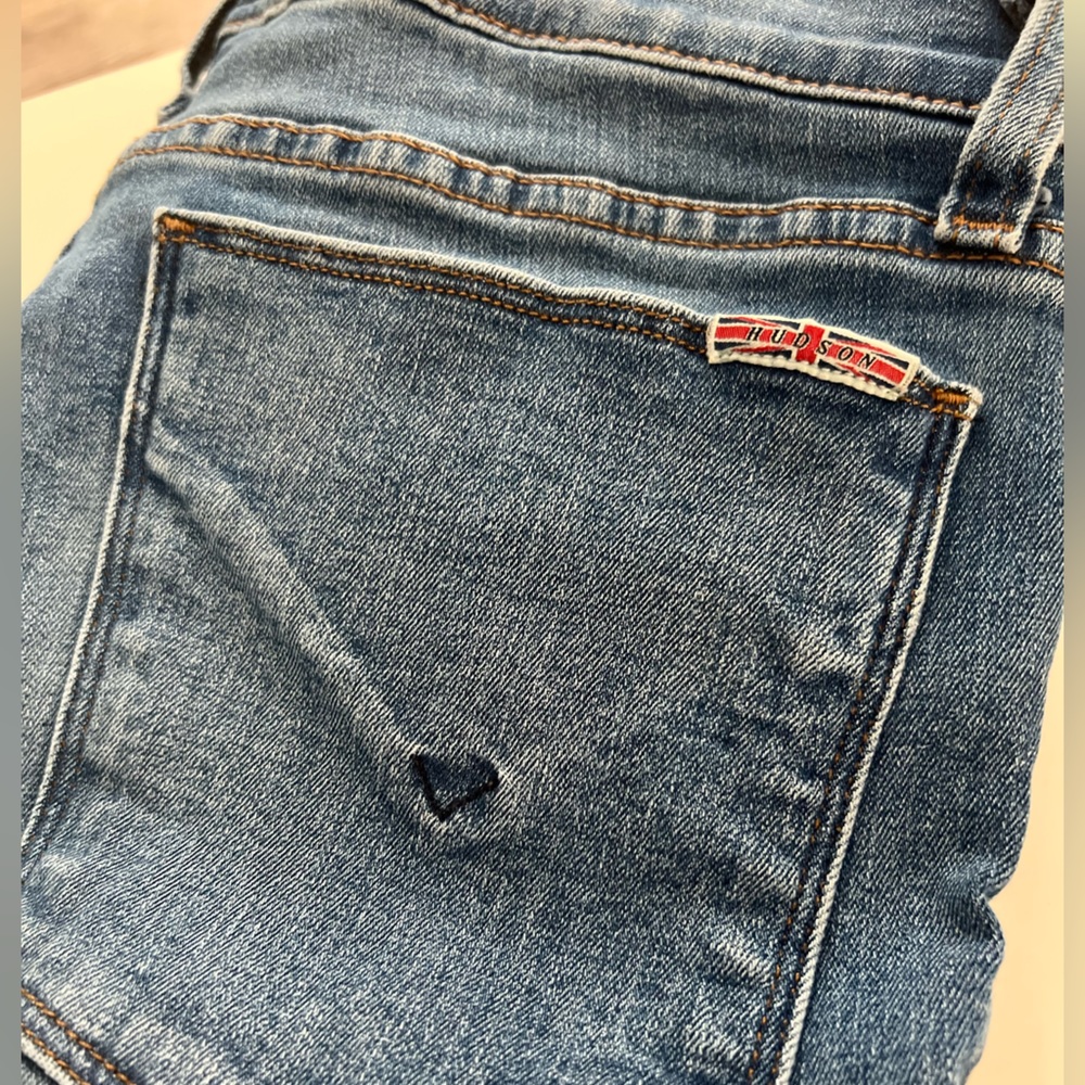 Hudson Harkin Crop Super Skinny with Cuff in Morrissey Size 29